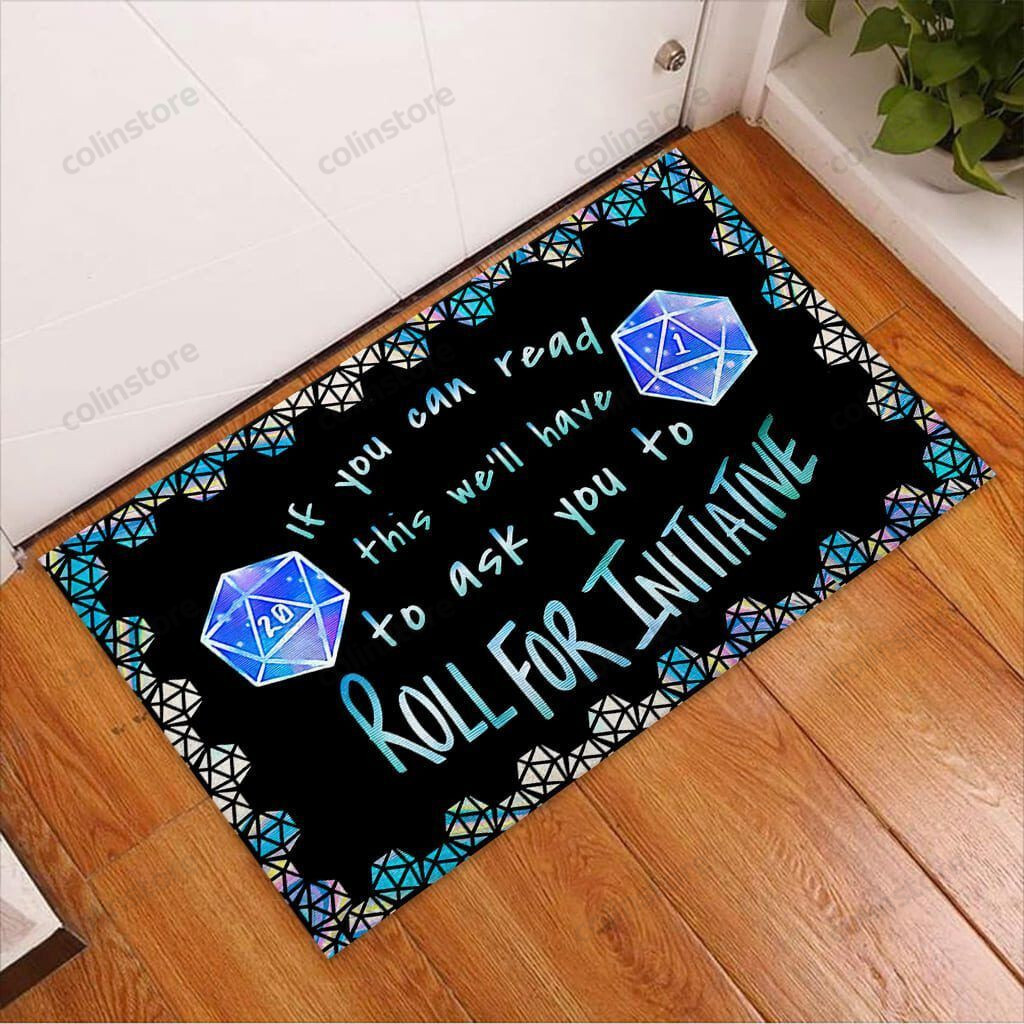 If You Can Read This Tabletop Rpg Doormat Welcome Mat
