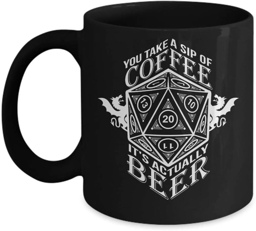 Critical Success Dnd Mug For Tabletop Gamers And Nerds Black