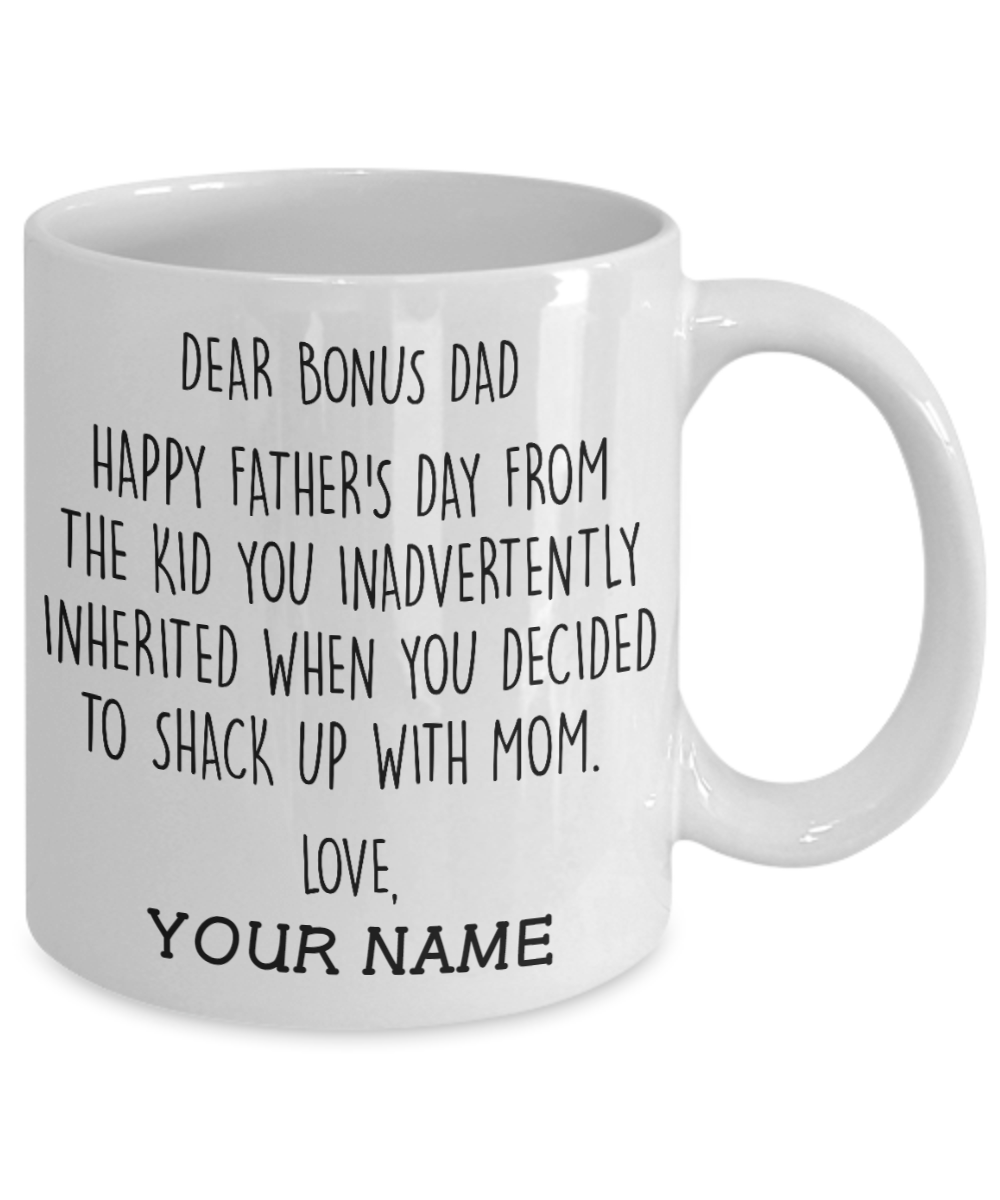 Fathers Day Gift Mug Gift For Step Dad_ For Kids In The Description Mug