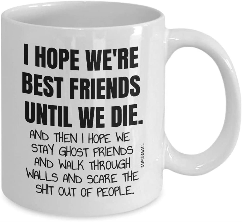 Funny Best Friend Mug Gifts For Women Men Sister Friendship Cup Birthday Unique Bff Bestie Coffee Te