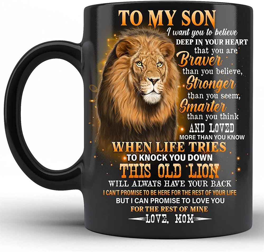 Gift To My Son From Dad Never Forget That I Love You Coffee Mug 11oz Black