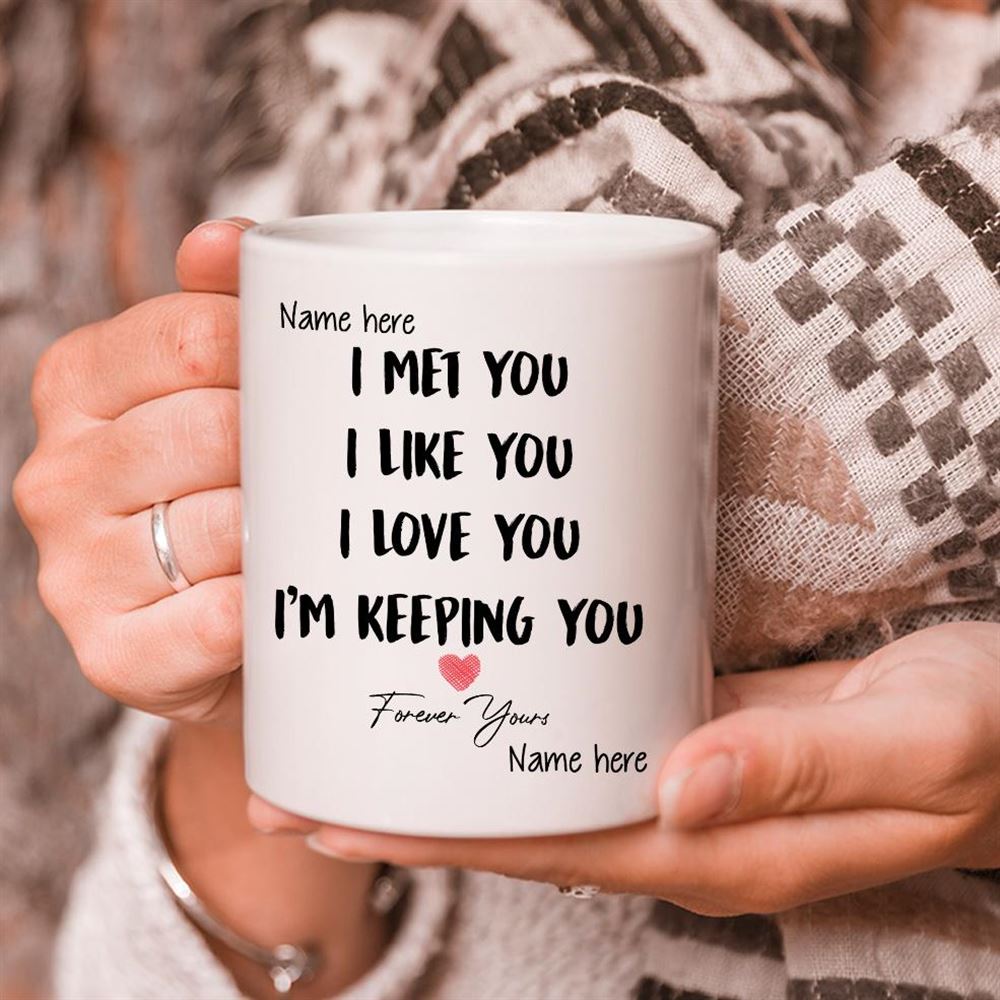 Happy Valentines Day To My Wife Valentine Gift Ideas For Wife Personalized Name Gift Mug Im Keeping