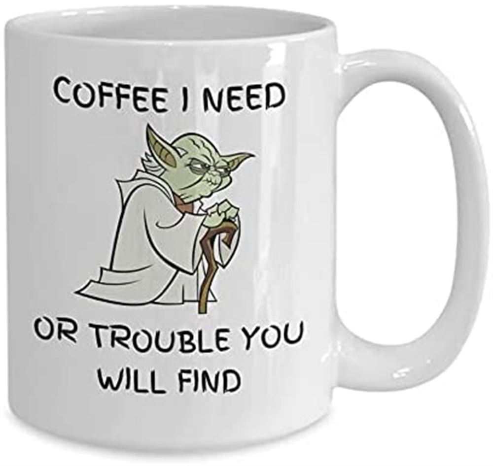 I Need Coffee Or Trouble You Will Find Mug - Funny Novelty Coffee Mugs Great Gift Cup Idea For Any O