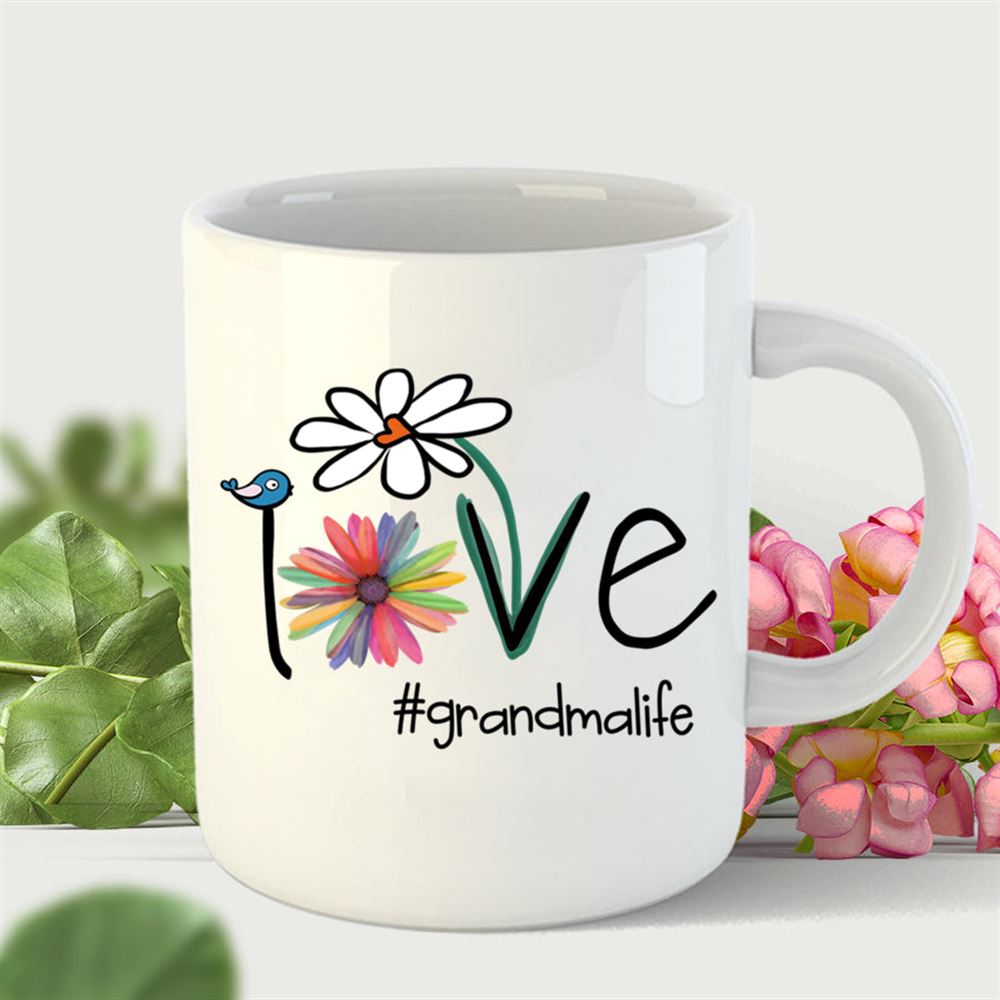 Love Grandma Life Flower