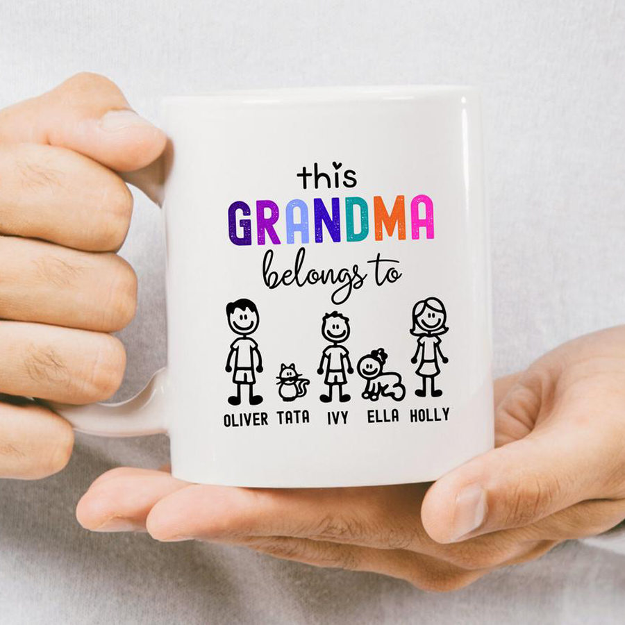 Mothers Day Mug Grandma Mothers Day Gift Grandma Custom