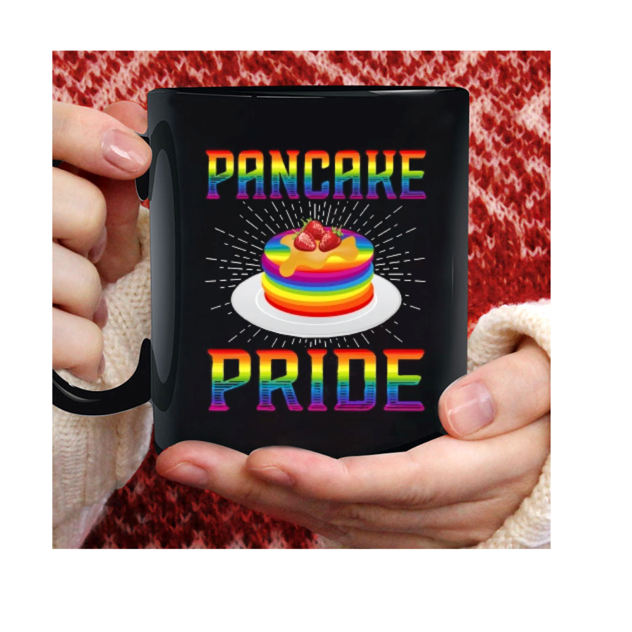 Pancake Pan Pride Gay Pride Lgbt Baking Mug