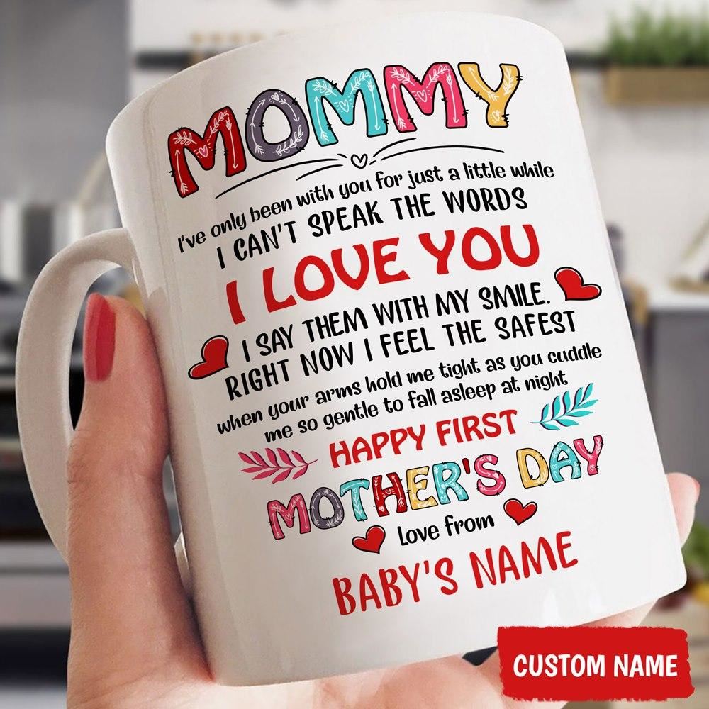 Personalized Mother Mug Gift For Mothers Day Say Them With My Smile Mug Gift For New Mom