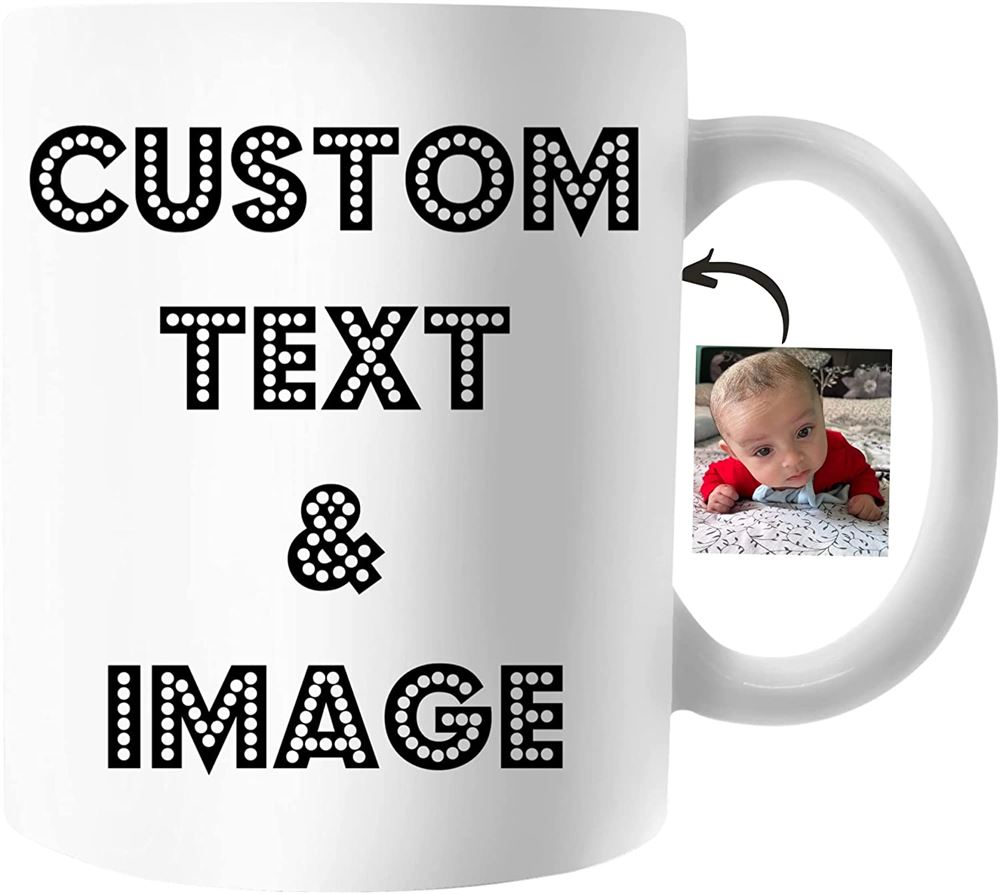 Personalized Photo Mug 11oz On Both Side Custom Mug With Your Picture Logo Text Personalized Coffee