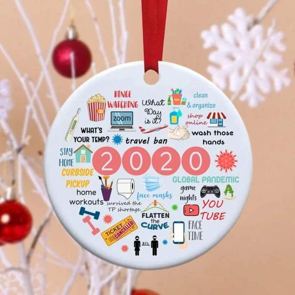 2020 Annual Events Christmas Ornament Christmas Ornament Print On One Side
