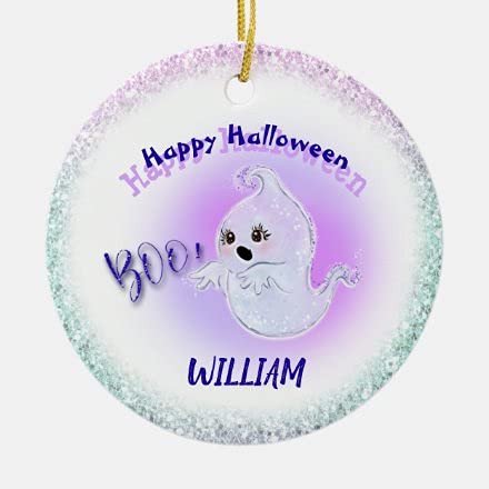 Boy Babys First Halloween Decoration Ghost Blue Halloween Ornaments -ghepten-yg7pf2e