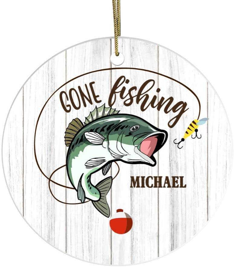Idea Gone Fishing Ornament For Fishing Lover