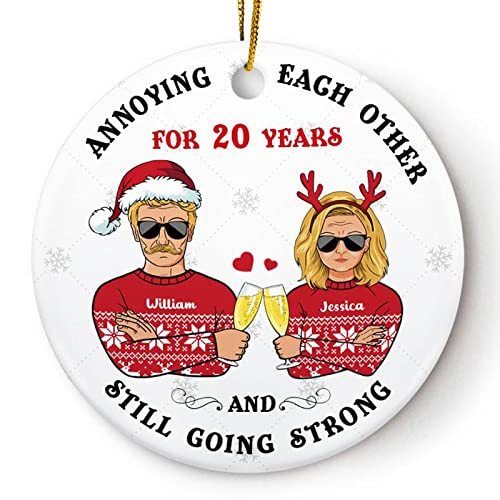 Personalized Christmas Ornaments Annoying Each Other Ornament Funny Gifts For Married Couples Hanging Decoration Christmas Xmas Noel -ghepten-5un46ho
