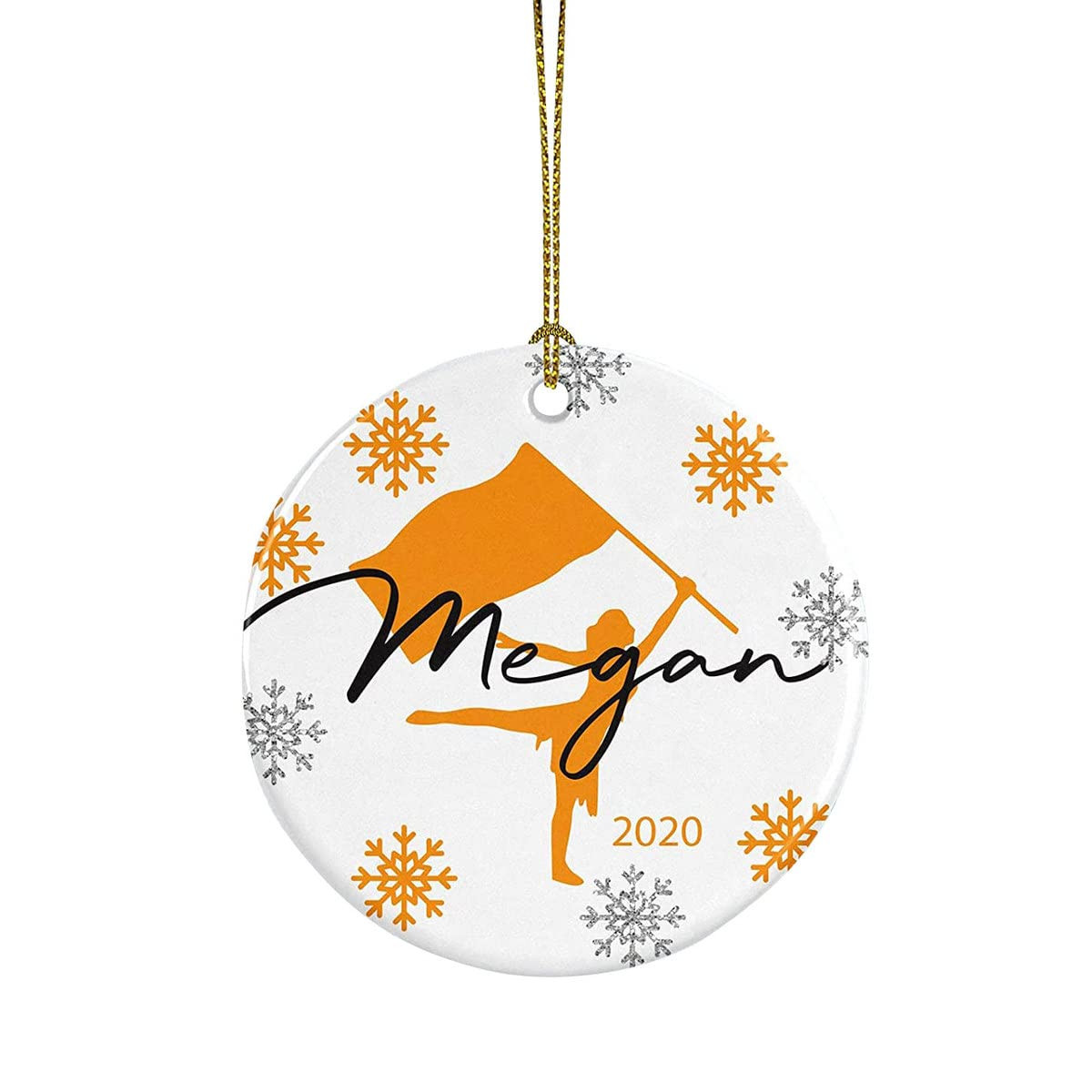 Personalized Color Guard Ornament Color Guard Design Gifts For Majorettes And Drill Team Christmas Ornament Hanging Decoration Christmas Tree Ornament