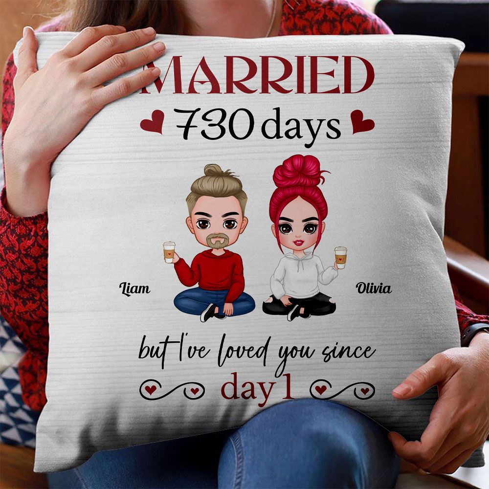 But Ive Loved You Since Day 1 Personalized Pillow Anniversary Valentine Birthday Gift For Couples Husband Wife Lovers
