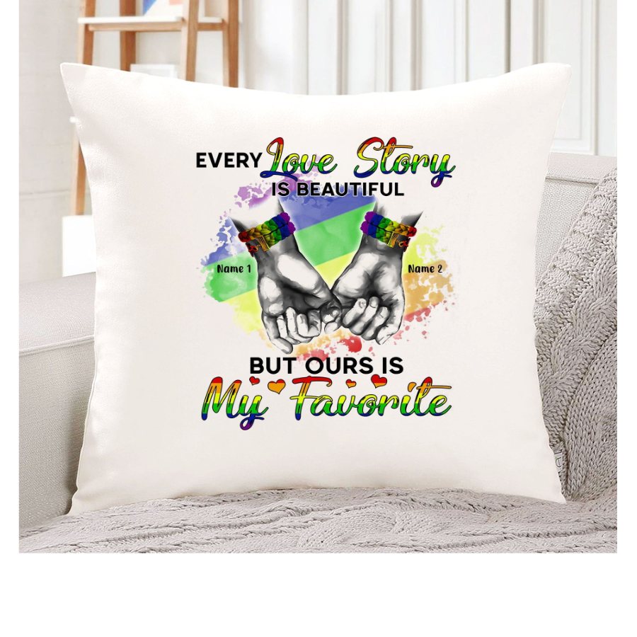 Gift For Lgbtq+ Couple Partner Every Love Story Is Beautiful But Ours Is My Favorite Lgbt Custom Ind