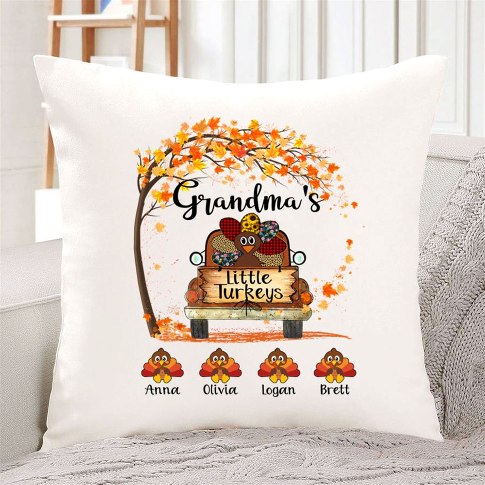Grandmas Little Turkeys Thankgiving Autumn