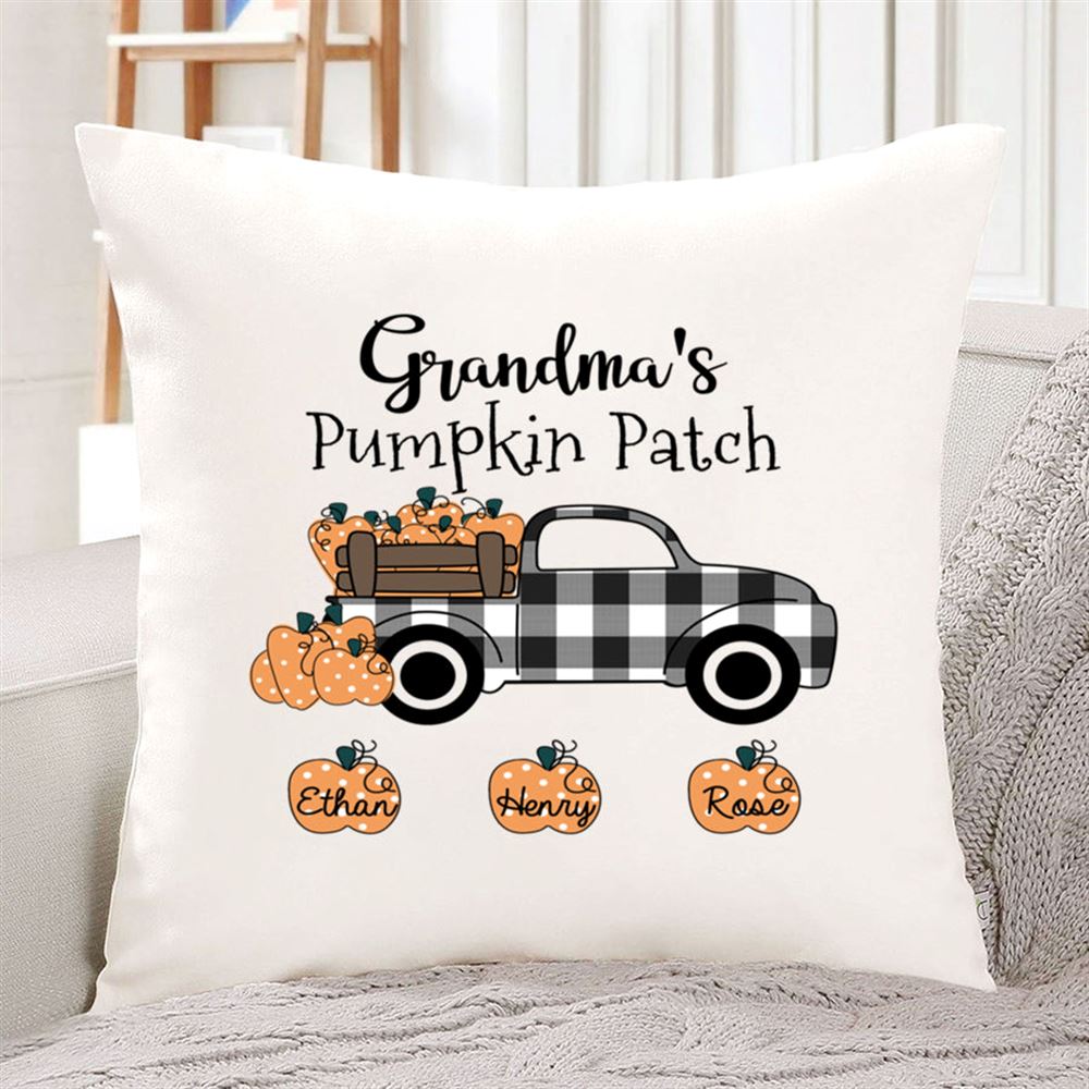 Grandmas Pumpkin Patch Car With Grandkid V1