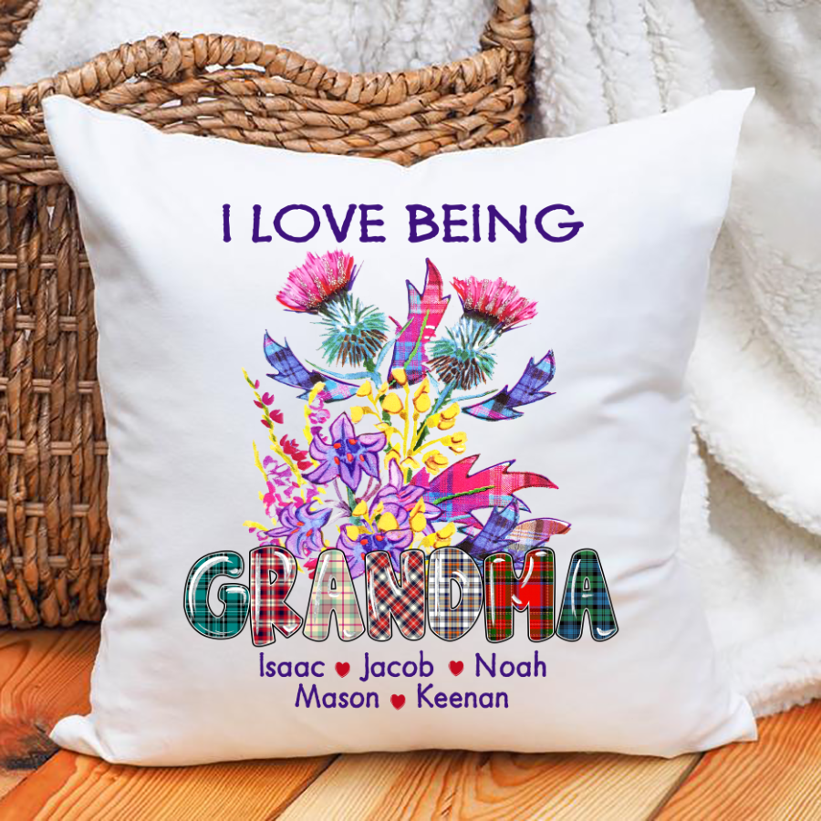 I Love Being Grandma Gifts Mothers Day Indoor Pillow