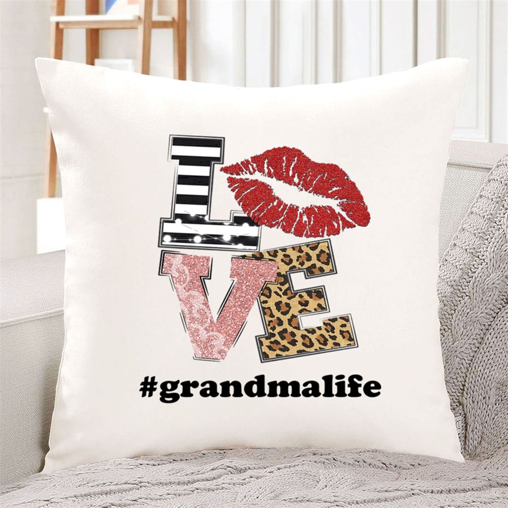 Love Grandma Life Red Lips