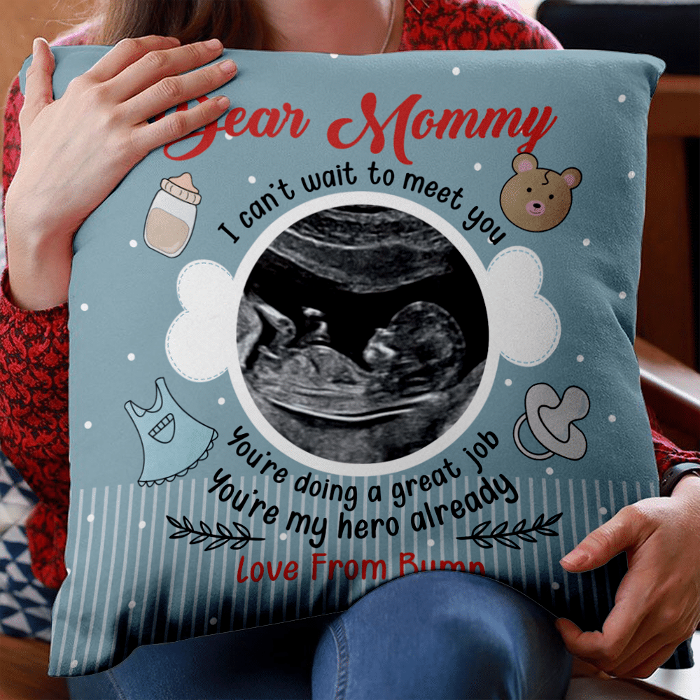 Personalized Gift For Mom To Be Dear Mommy Youre Doing A Great Job Pillow