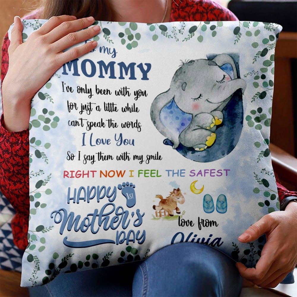 Personalized Mummy Ive Only Been With You For Just A Little While Pillow Mothers Day Gift