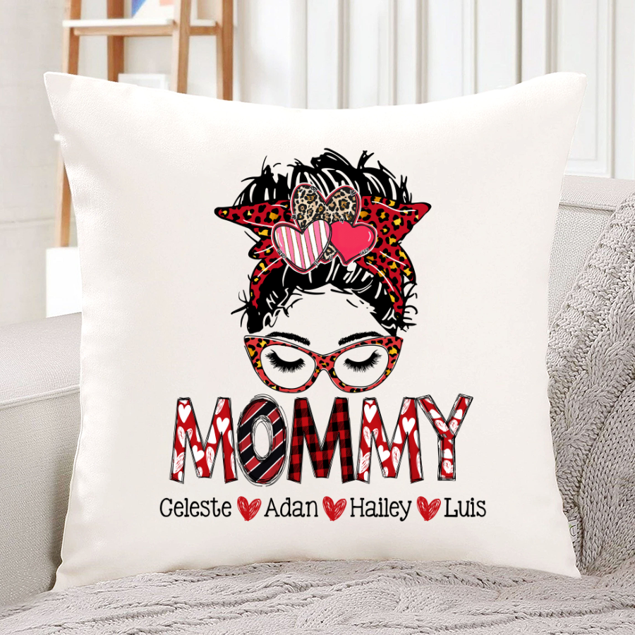 Personalized Pillow To Mother Mothers Day Pillow Gift Pillow Gift To Mommy Mom Skull Indoor Pillow