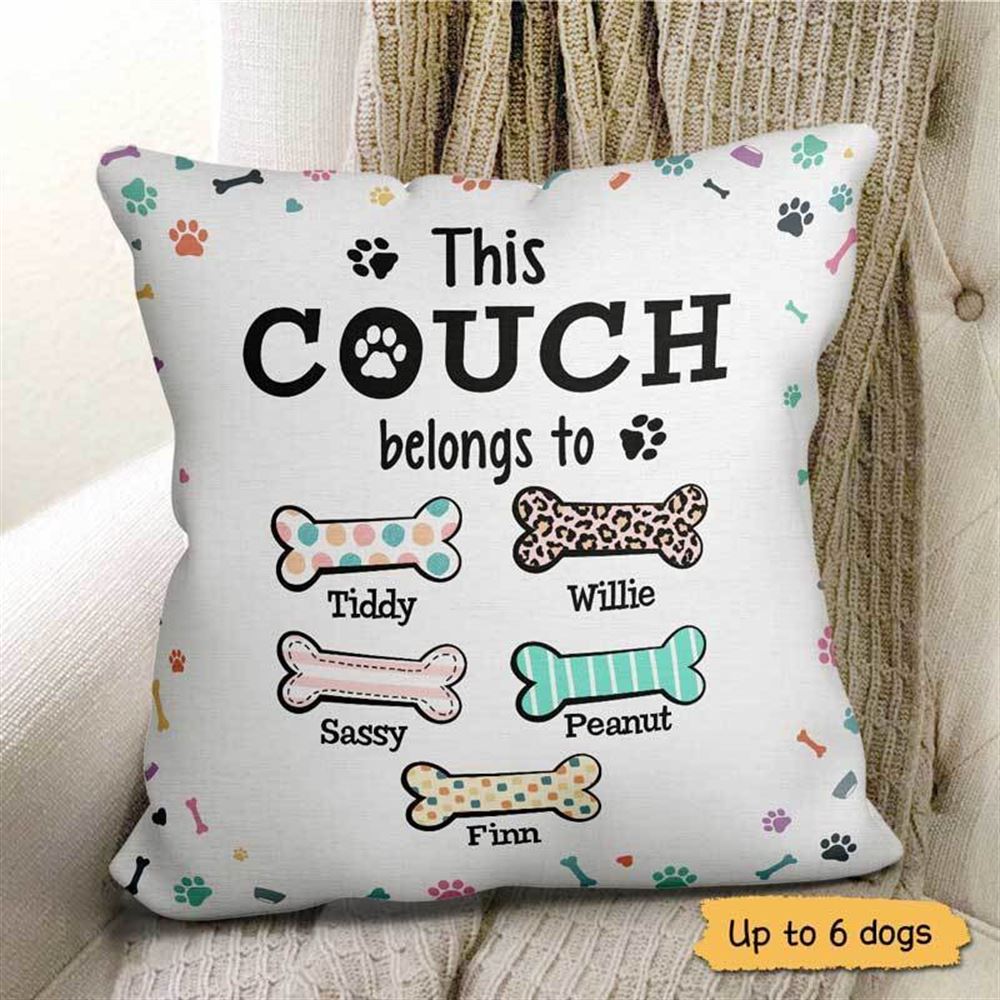 This Couch Belongs To Dogs Love Pets