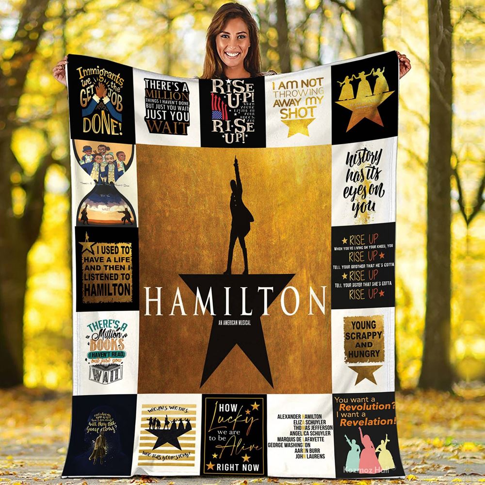 Alexander Hamilton Fleece Blanket Hamilton Throw Blanket For Bed Couch Sofa Christmas Gifts Birthday Gifts Hamilton Fan Gifts