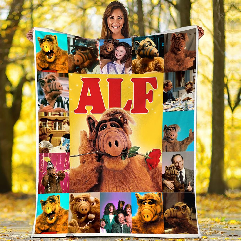 Alf Fleece Blanket Alf Throw Blanket For Bed Couch Sofa Christmas Gifts