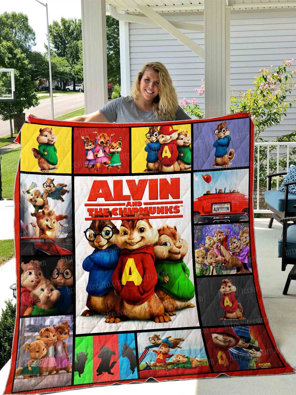 Alvin And The Chipmunks Quilt Blanket 01