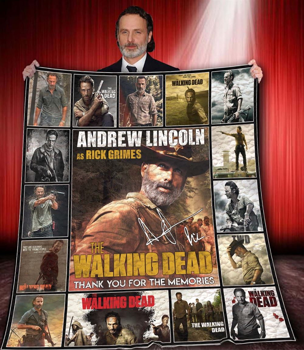 Andrew Lincoln-rick Grimes-the Walking Dead Quilt-0489