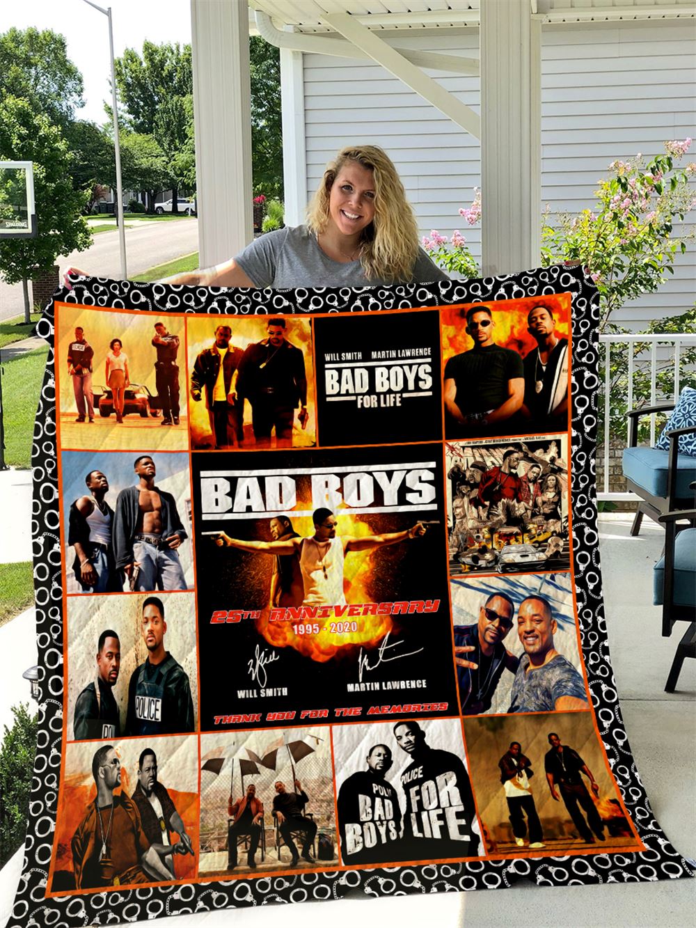 Bad Boys Quilt Blanket I1d1