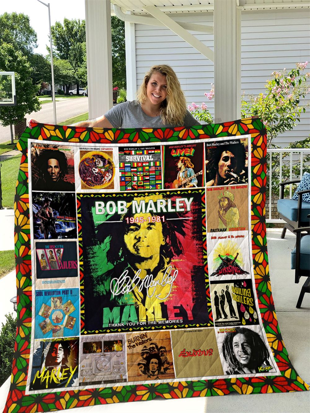 Bob Marley Quily Blanket I1d2