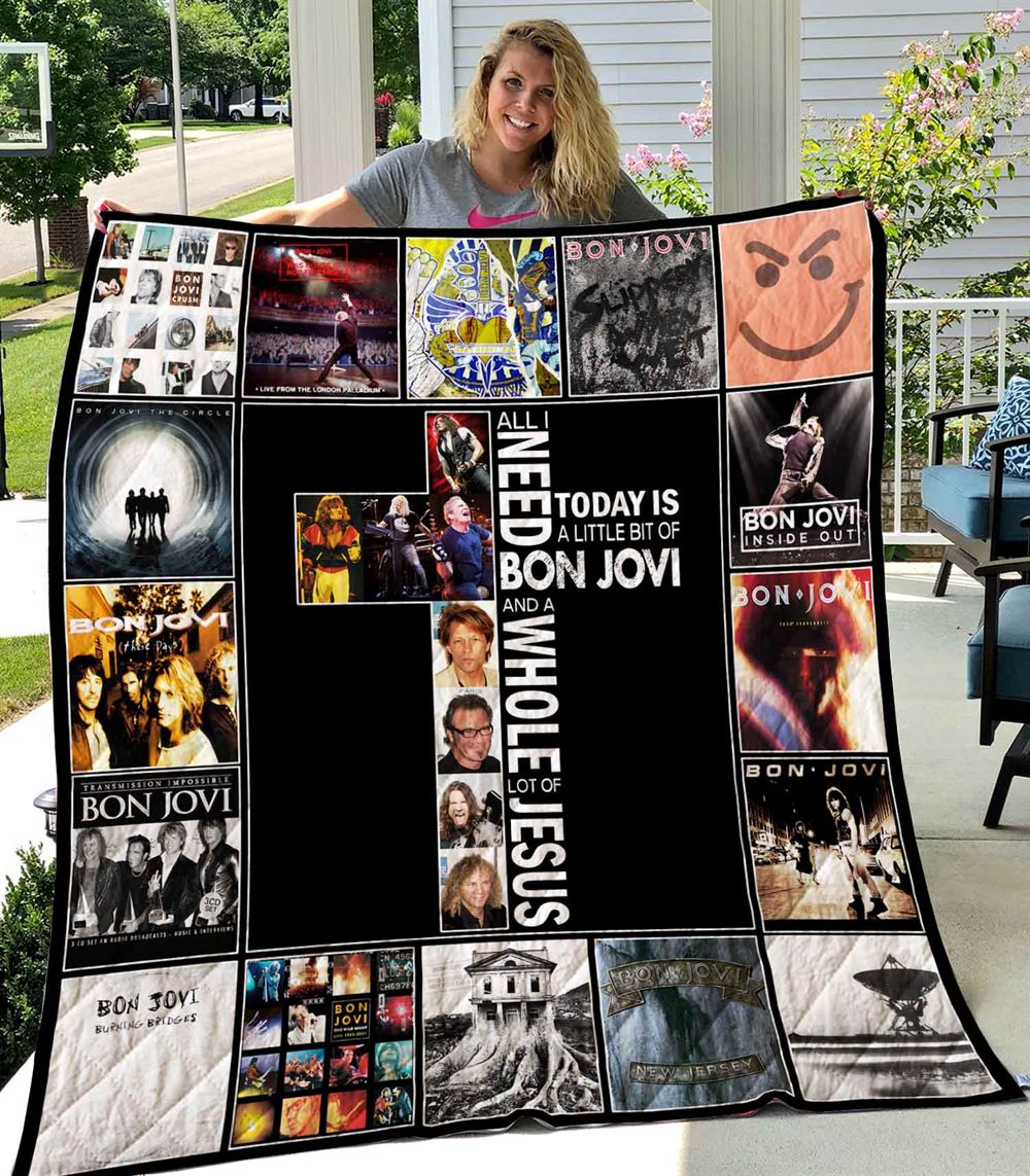 Bon Jovi Band Quilt 1809