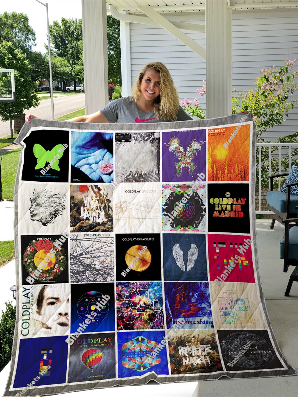 Coldplay Albums Cover Poster Quilt Blanket V2