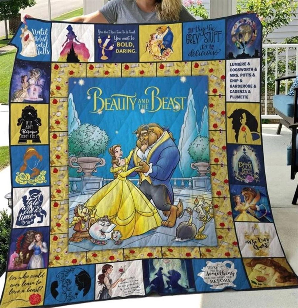 Disney Beauty And The Beast Fleece Blanket Belle Princess Throw Blanket For Bed Couch Sofa Christmas Gifts Birthday Gifts For Kids