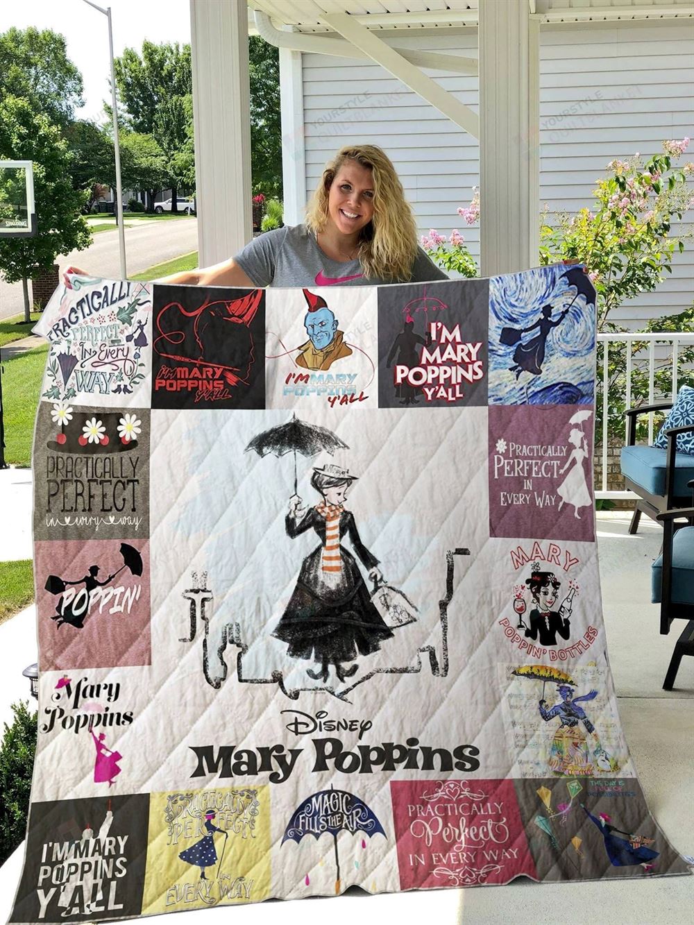 Disney Mary Poppins Fleece Blanket Mary Poppins Bert Blanket For Bed Couch Sofa Christmas Gifts A9nn5