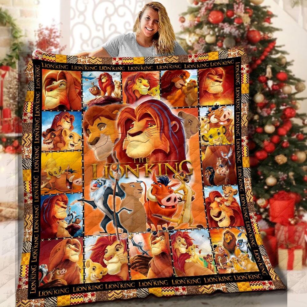 Disney The Lion King Quilt The Lion King Blanket Disney The Lion King Birthday Gifts The Lion King Gift For Father And Son 5fuwz