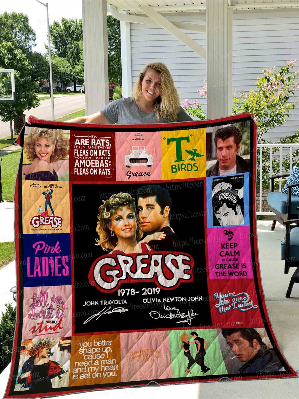 Grease Quilt Blanket 02