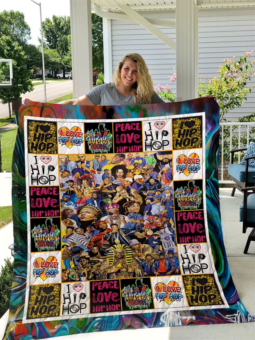 Hiphop Legends Quilt Blanket I1d2