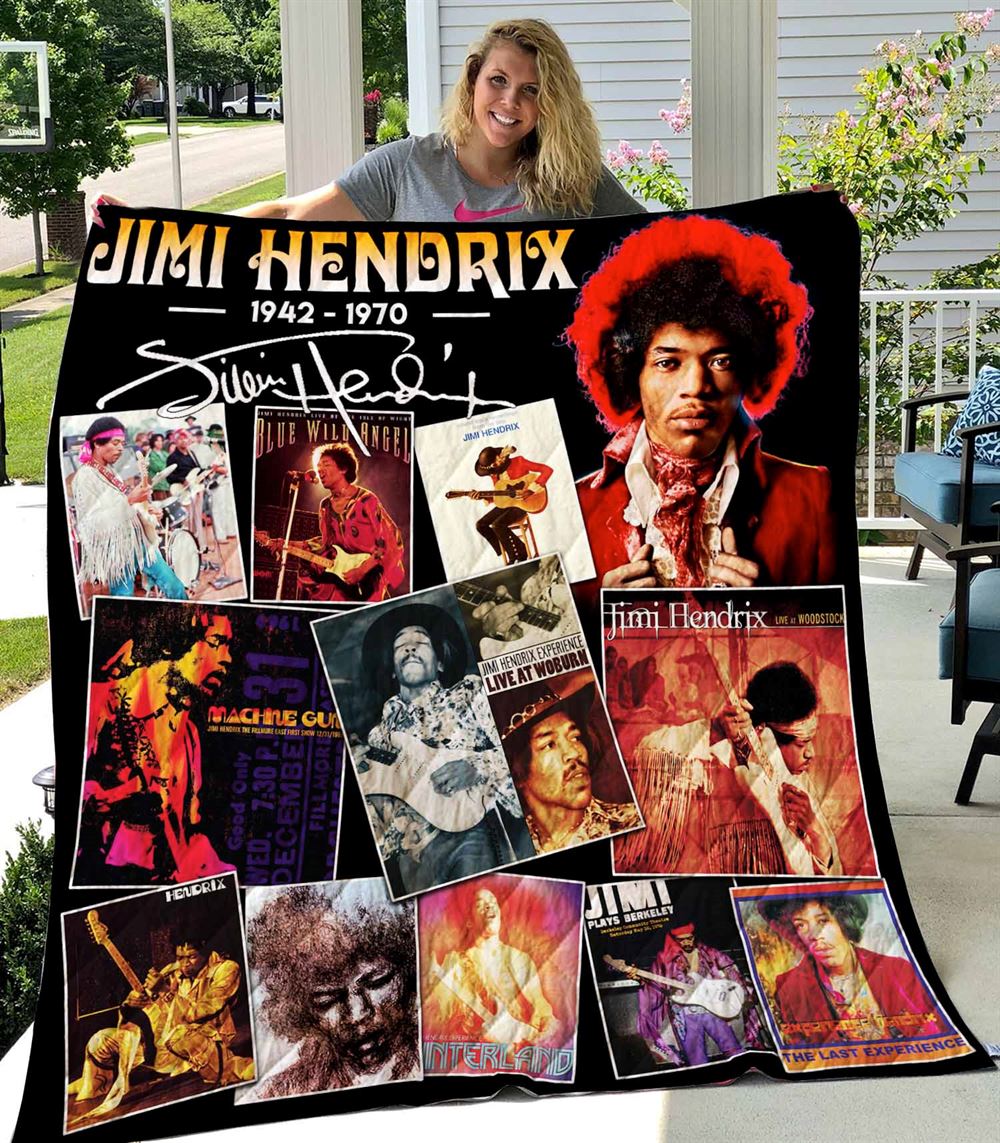 Jimi Hendrix Vr1 New Quilt 1809