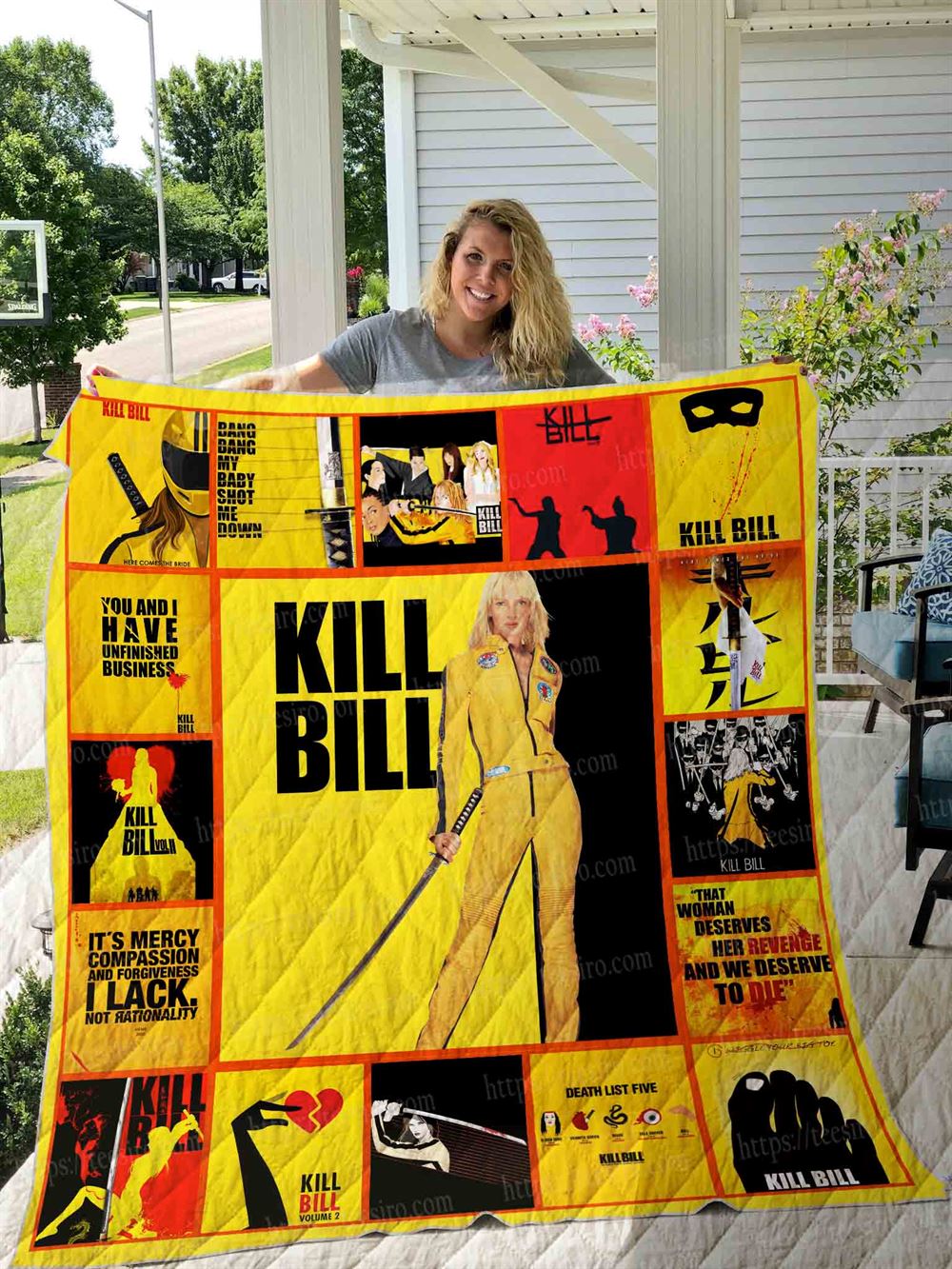Kill Bill Quilt Blanket 01