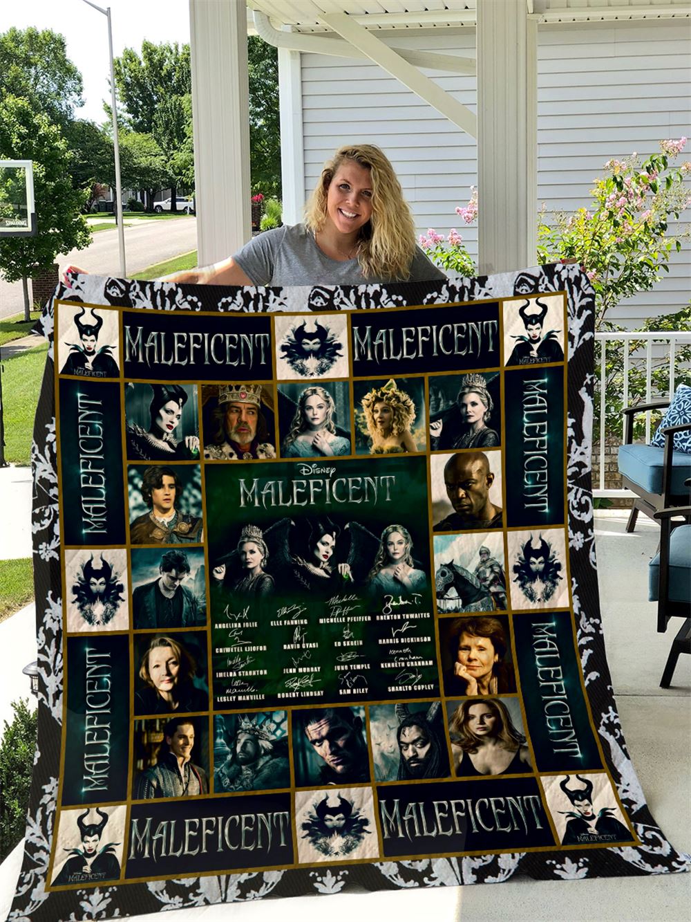 Maleficent Quilt Blanket I1d1