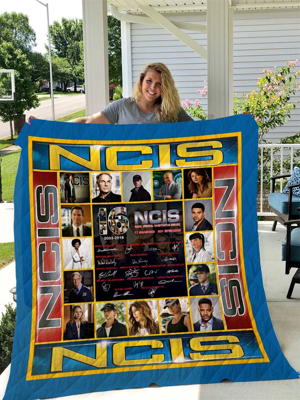Ncis V2 Quilt Blanket I1d2
