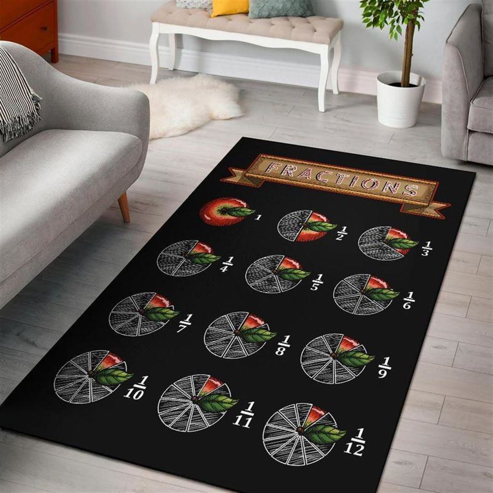 Apple Fractions Area Limited Edition Rug