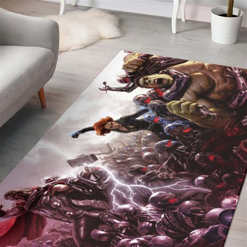 Avengers Age Of Ultron Rug Custom Size And Printing