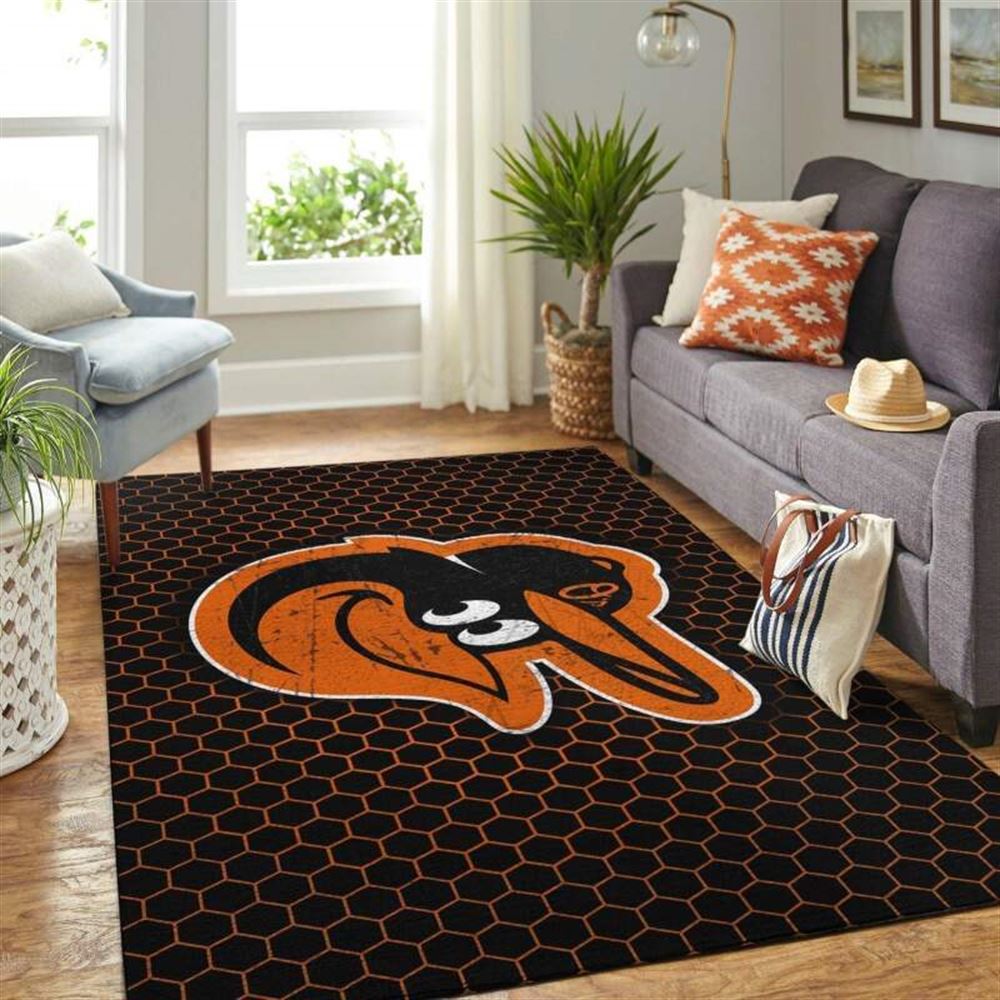 Baltimore Orioles Living Room Area Rug