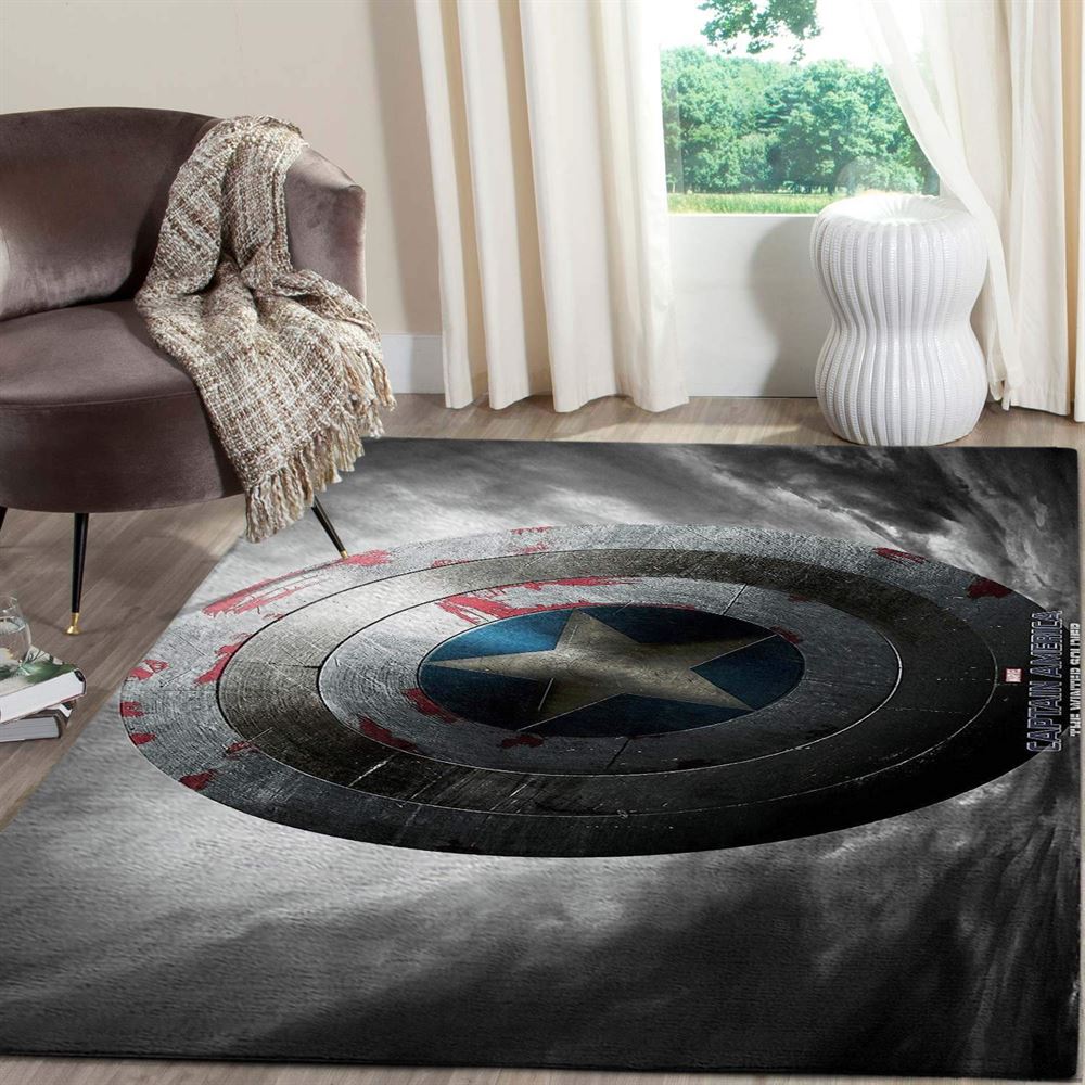 Captain America Shield Area Limited Edition Rug