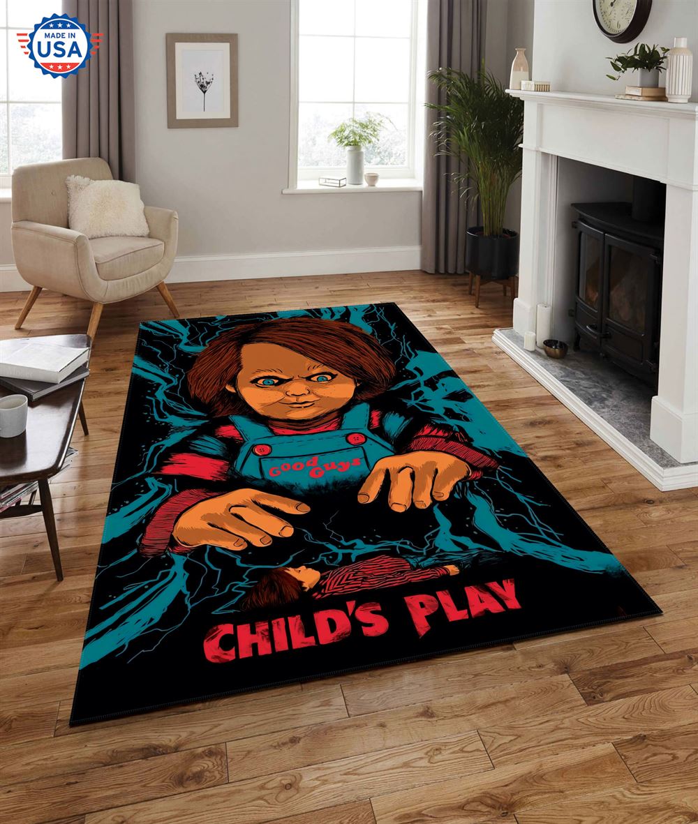 Chucky Childs Play Halloween Rug Living Room Decor