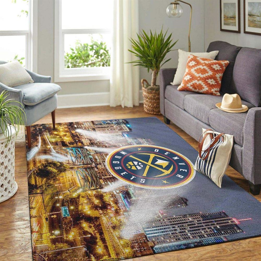 Denver Nuggets Nba Area Limited Edition Rug